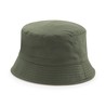 Reversible Bucket hat - B686:Olive Green, 100% cotton, Stone, S/M